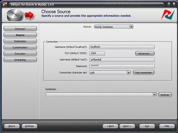 DBSync for Oracle and MySQL