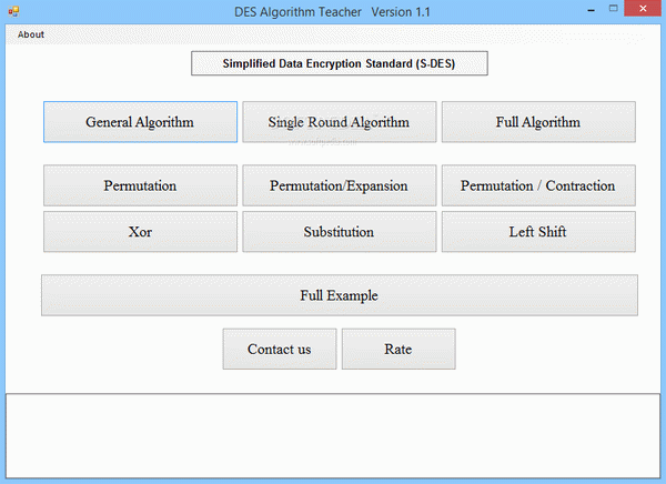 DES Algorithm Teacher