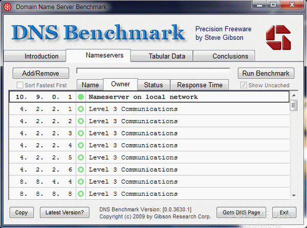 DNS Benchmark