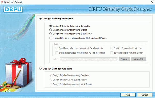 DRPU Birthday Cards Designing Software