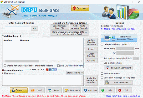 Bulk SMS Software for GSM Mobile Phones