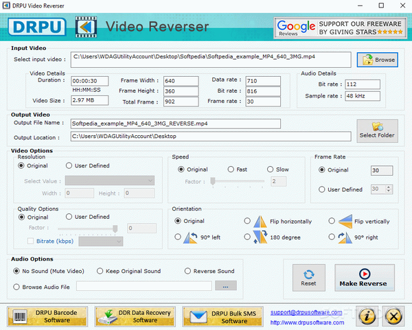 DRPU Video Reverser