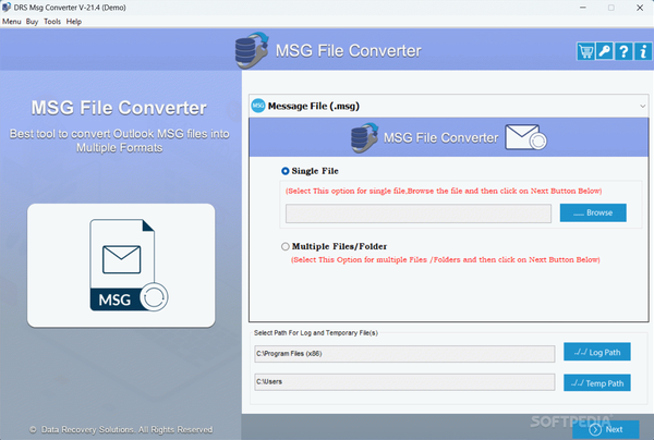 DRS MSG Converter