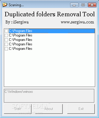 DRT - Duplicated folders Removal Tool