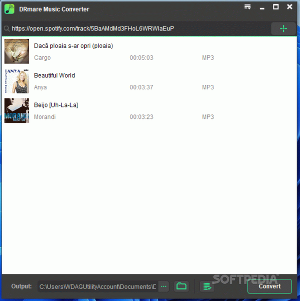 DRmare Spotify Music Converter for Windows