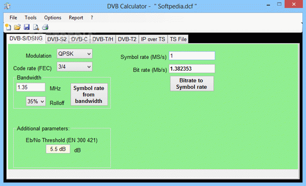 DVB Calculator