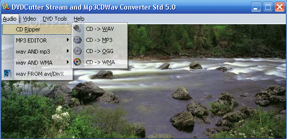 DVDCutter Stream and Mp3CDWav Converter Std.