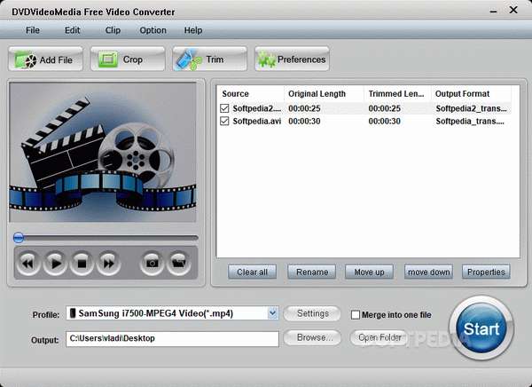 DVDVideoMedia Free Video Converter