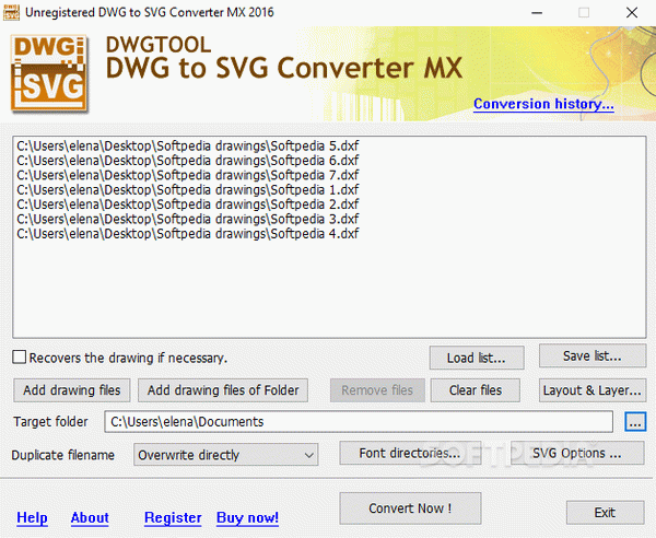 DWG to SVG Converter MX