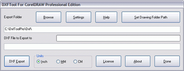 DXFTool for CorelDRAW Professional