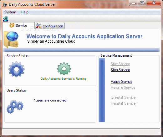 Daily Accounts Cloud Server