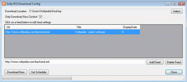 Daily RSS Download