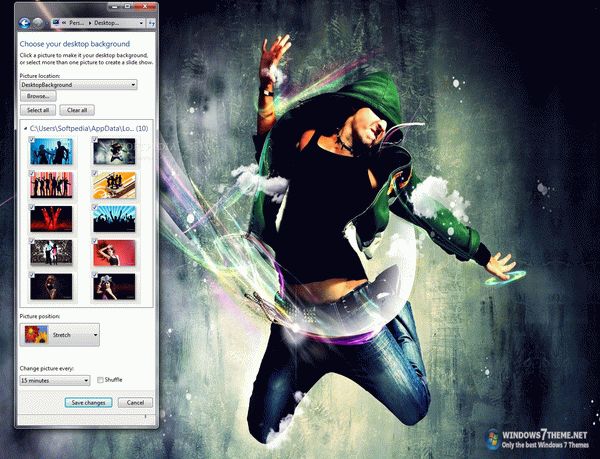 Dancers Windows 7 Theme