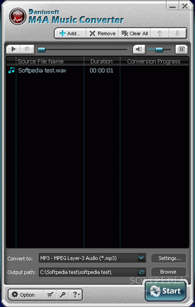 Daniusoft M4A Music Converter