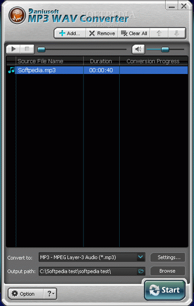 Daniusoft MP3 WAV Converter