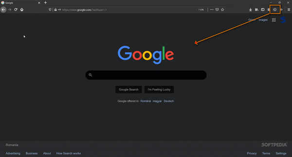 Dark Theme for Google