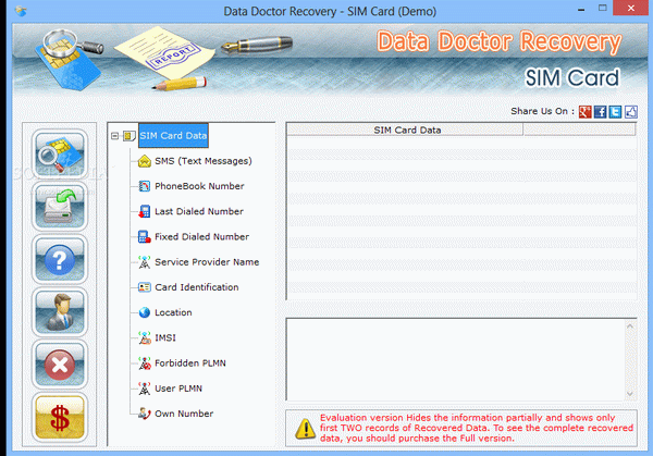 Data Doctor Recovery - SIM Card