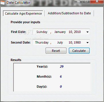 Date Calculator