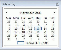 DateInTray