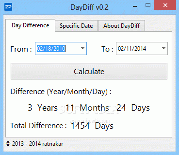 DayDiff