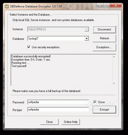 DbDefence Database Encryptor