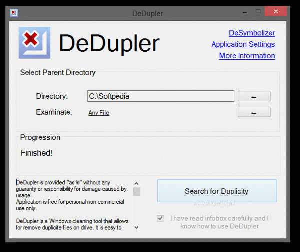 DeDupler