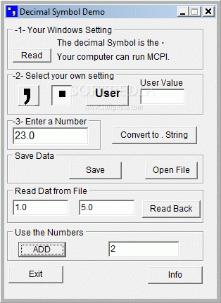 Decimal Symbol