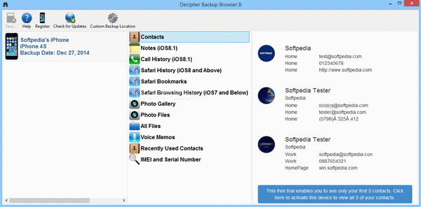 Decipher Backup Browser