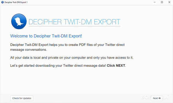 Decipher Twit-DM Export