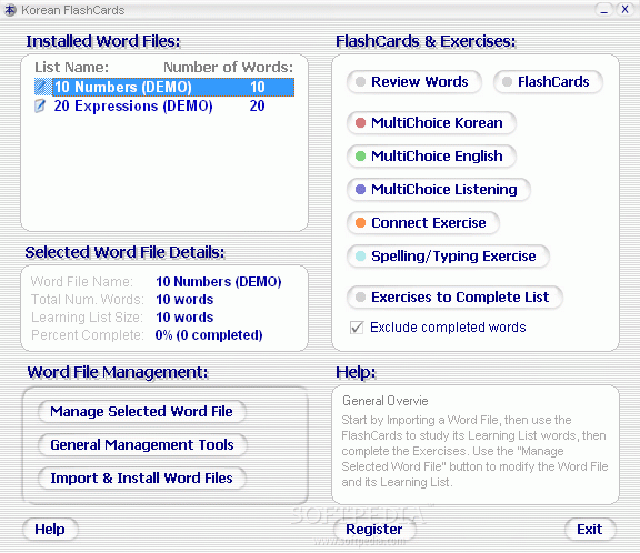 Declan's Korean Flashcards