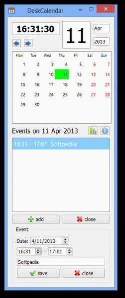 DeskCalendar