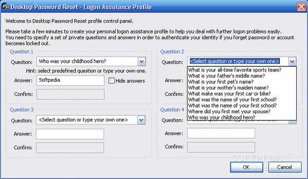 Desktop Password Reset