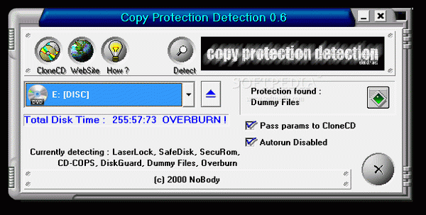 Copy Protection Detection