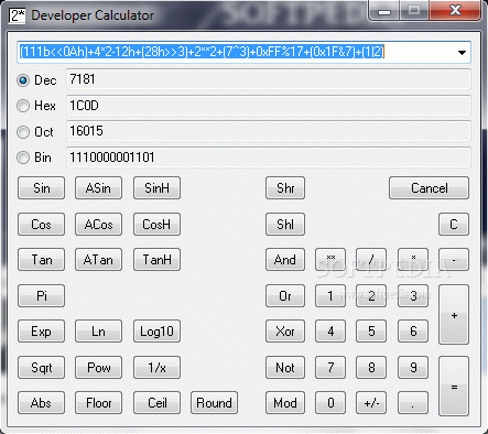 Developer Calculator