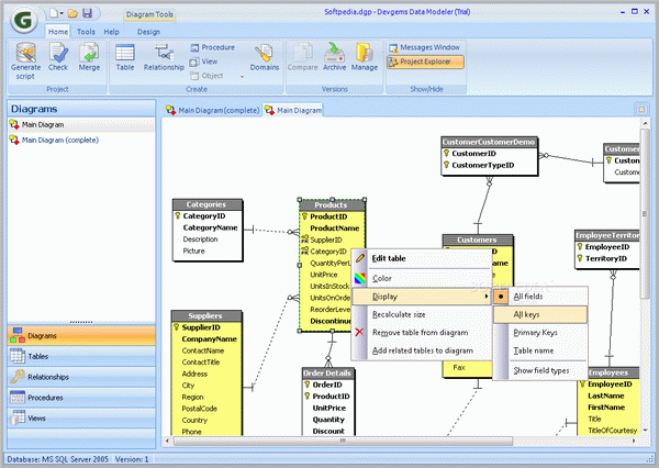 Devgems Data Modeler