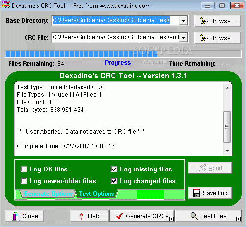 Dexadine's CRC Tool