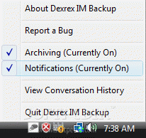 Dexrex IM Backup