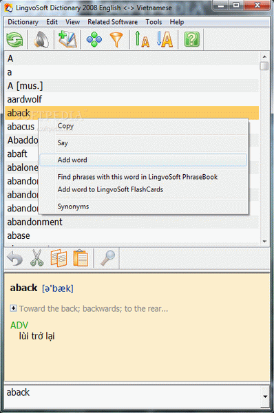 LingvoSoft Dictionary 2008 English - Vietnamese