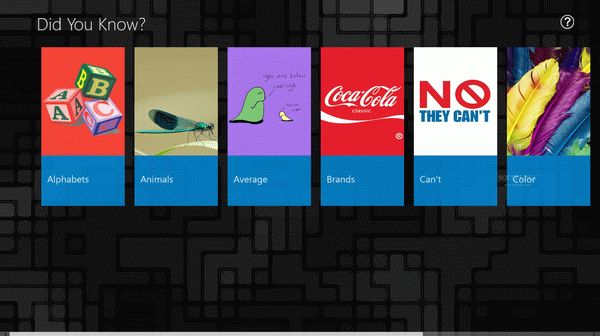 Did You Know?? for Windows 8