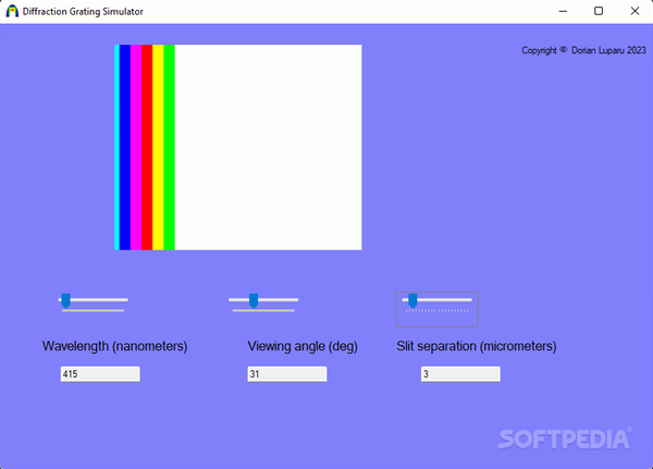 Diffraction Grating Simulator