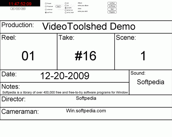 Digital Clapper Board