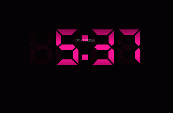 Digital Clock Screensaver