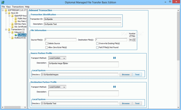 Diplomat Managed File Transfer Basic Edition