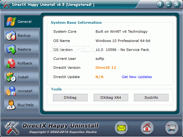 DirectX Happy Uninstall