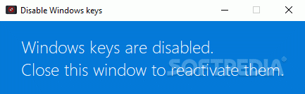 Disable Windows Keys