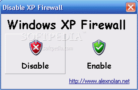 Disable Windows XP Firewall