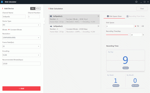 Disk Calculator