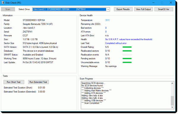 Disk Check (PE)