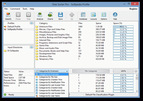 Disk Sorter Pro