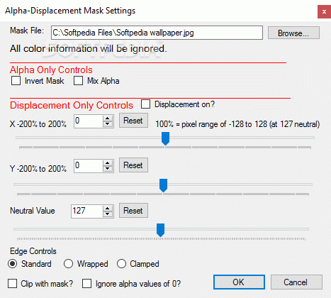 Displacement and Alpha Mask